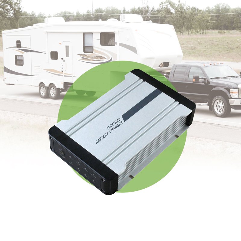 rv solar battery charger DC to DC trailer battery charger and rv solar charge controller